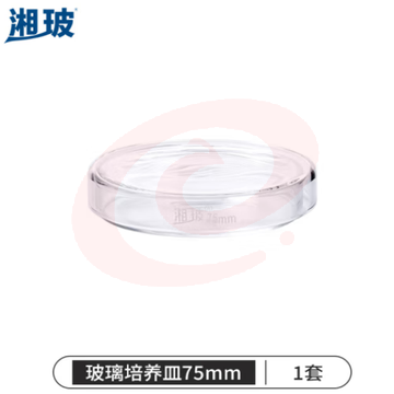 比克曼生物 湘玻 玻璃培养皿平皿加厚耐高温酸碱细菌细胞培养皿高硼硅实验室器皿 75mm 高硼硅料 (zhyghf_221721549)