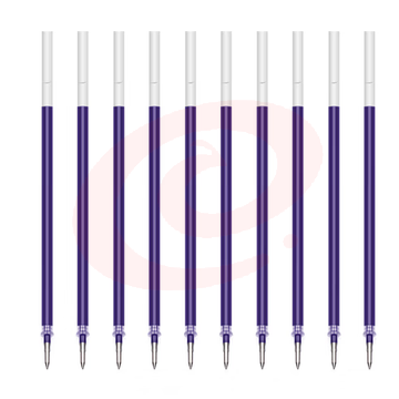 斑马牌（ZEBRA）中性笔芯（适用于JJ1/JJ4/JJ100）0.5mm啫喱笔替芯 水笔芯 C-RJAH5 蓝色 10支装 (zhyghf_23099066)