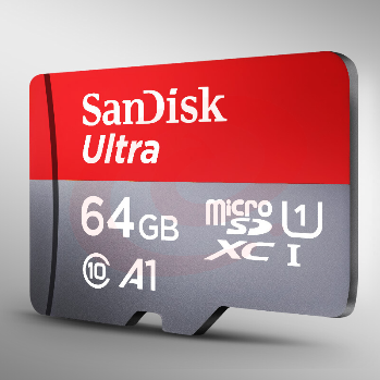 闪迪（SanDisk）64GB TF（MicroSD）存储卡 U1 C10 A1 至尊高速移动版 读速100MB/s