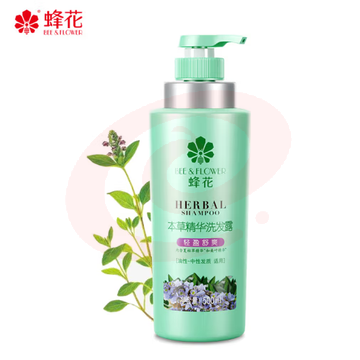 蜂花 本草精华洗发水柔顺去油清爽头皮男女士洗发露500ml (zhyghf_23096353)