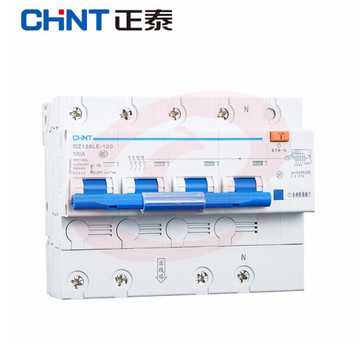 正泰（CHNT）DZ158LE-125  4P 100A 300mA 漏电断路器 总电闸短路保护器 SKU：YDKJ12563