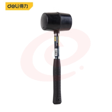 得力 0.68kg 橡塑锤 橡胶锤 橡皮榔头24oz DL5624