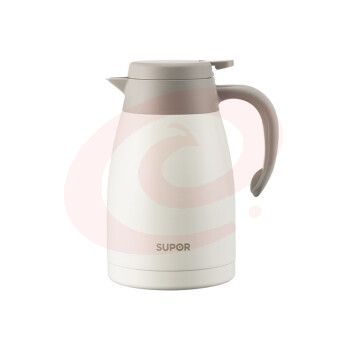 苏泊尔（SUPOR）KC15KH50 家用保温暖水壶瓶大容量热开水304不锈钢1.5L燕麦白