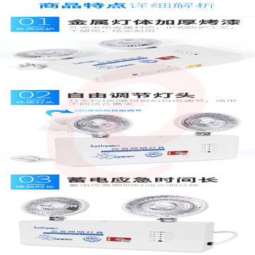 【趣行通用型-入仓】趣行 新国标消防应急灯 停电应急灯充电式双头应急照明灯安全出口灯指示灯【行情 报.png