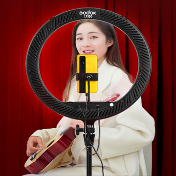 神牛（Godox）LR120环形补光灯LR120黑色+1.9m 灯架 SKU：YDKJ13209