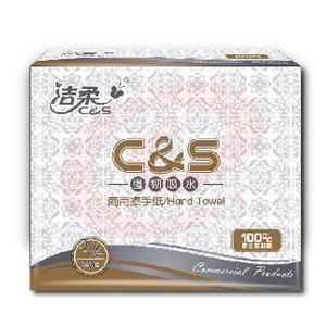 洁柔单层三折250张擦手纸洁柔 JC002-02 1层*250张
