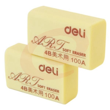 得力（deli） 4B美术橡皮 7534（30块/盒）