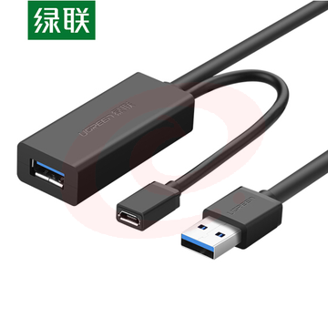 绿联（UGREEN） USB3.0公对母信号放大器 5米 20826 USB电脑数据延长线 货号：YC SKU：YDKJ13560