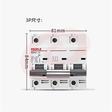 人民电器 RDX2 3P/63A 大功率断路器