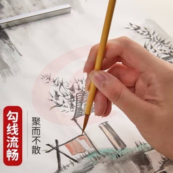 毛笔 勾线