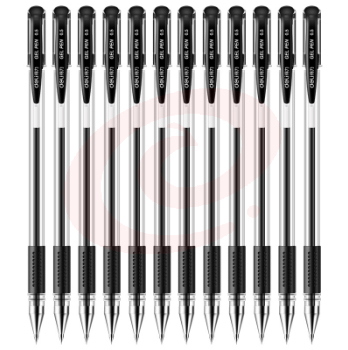 得力 6600ES 中性笔 0.5mm 黑色