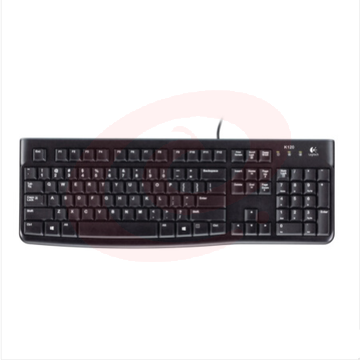罗技(Logitech)K120有线键盘USB电脑台式机笔记本家用办公全尺寸键盘   TJHX021811032528