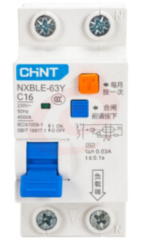 正泰(CHNT)1P16A小型漏电保护断路器 漏保空气开关