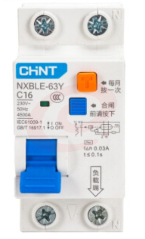 正泰(CHNT)1P16A小型漏电保护断路器 漏保空气开关 SKU：YDKJ14933