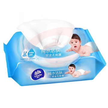 维达 VW2002婴儿护肤柔湿巾80片装湿巾.