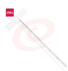 得力 8410 有机丁字尺直尺 60cm (只)