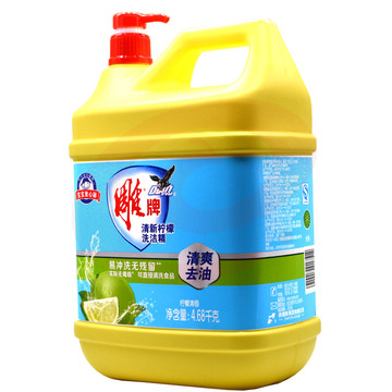 雕牌 青柠洗洁精大桶装4.68kg 清新去油洗涤灵酒店家用果蔬餐具洗涤剂碗筷清洗不伤手