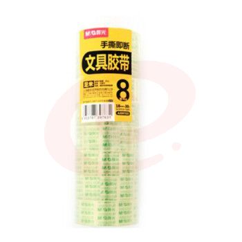 晨光 AJD97323 文具胶带透明18mm*30y(8卷/筒)(筒)   WLSZ01052211381233