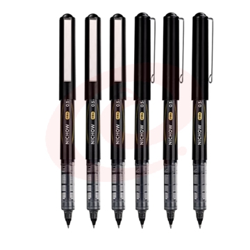 得力 直液笔签字笔中性笔0.5mm(黑)S656-Z1； 支