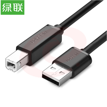 绿联(UGREEN) 2米 10327 黑色 USB2.0打印机数据线 WLSZ0129173347770