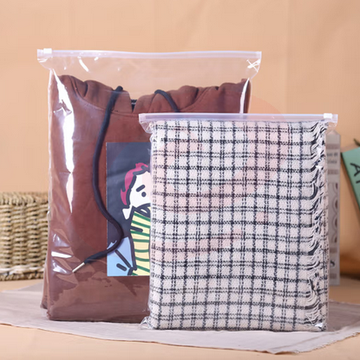 拉链袋30*40pe自封袋子衣服收纳袋服装封口袋塑料透明包装袋