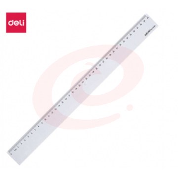 得力(deli)6240 40cm办公学习通用尺子 塑料直尺