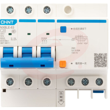 正泰(CHNT)小型漏电保护断路器 NXBLE-32-3P-C20 SKU：YDKJ15401