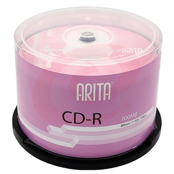 铼德(ARITA) e时代系列 CD-R 52速700M 空白光盘/光碟/刻录盘 桶装50片