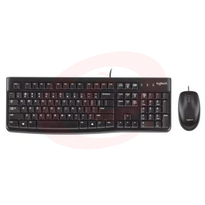 罗技(Logitech)MK120 有线键盘套装 黑色