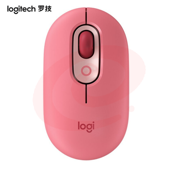 罗技（Logitech）POP MOUSE 无线蓝牙鼠标 时尚对称鼠标 女生便携鼠标 办公鼠标 电幻粉（单鼠标） SKU：YDKJ13782