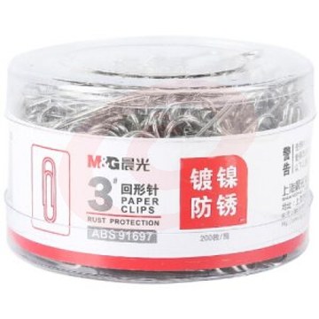 晨光（M&G）ABS91697 回形针（28mm 200枚/筒） SKU：YDKJ16683