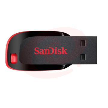 闪迪 (SanDisk)32GB USB2.0 U盘 CZ50酷刃 黑红色