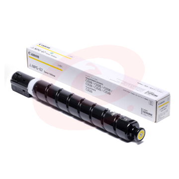 佳能 NPG-67  Y黄色高容墨粉 19000页（适用C3020/C3320/C3520）
