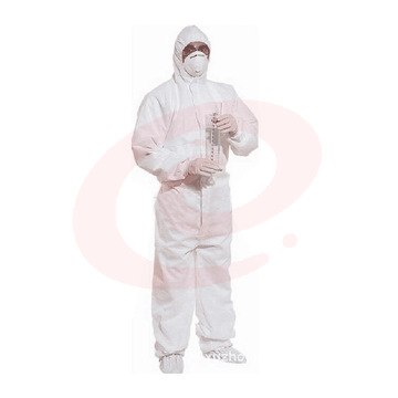 代尔塔 406223 三防阻燃5级防静电防化服 DT223/XL 白色