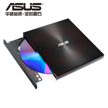 华硕(ASUS) 8倍速 外置DVD刻录机 移动光驱 支持USB/Type-C接口 (兼容苹果系统/SDRW-08U9M-U)-黑色 SKU：YDKJ14323