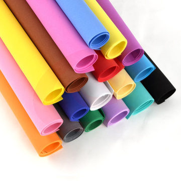 海绵纸彩色10张/包  手工大张幼儿园  diy材料 彩色套装厚泡沫纸  海绵纸(颜色请备注，单包同颜色) ...