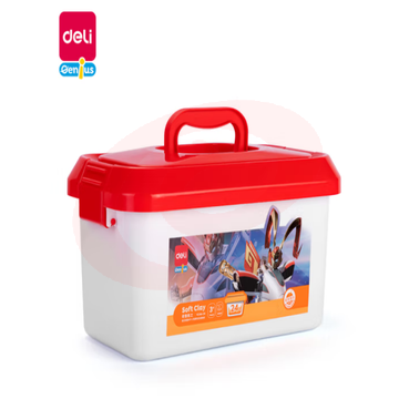得力(deli)YC144-24色粘土儿童彩泥橡皮泥动车侠系列 超轻黏土DIY手工玩具