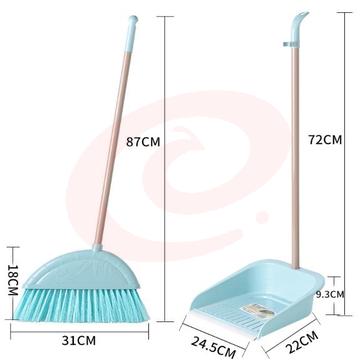 佳佰 扫把套装 家用防风耐磨损笤帚两件套 扫帚簸箕套装