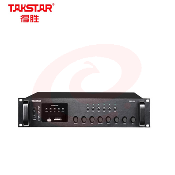 得胜(TAKSTAR)EBS-12M 广播合并功放 定压定阻功率放大器 带分区广播系统内置蓝牙MP3解码播放器功放
