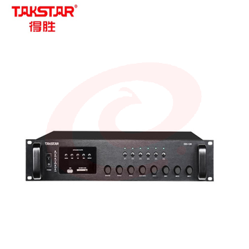 得胜(TAKSTAR)EBS-12M 广播合并功放 定压定阻功率放大器 带分区广播系统内置蓝牙MP3解码播放器功放 SKU：YDKJ18269