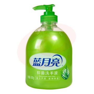 蓝月亮 芦荟抑菌洗手液500mL 清洁抑菌 滋润保湿洗手液（芦荟）500g/瓶 SKU：YDKJ17934