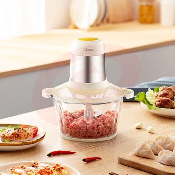 美的（Midea） 绞肉机 多功能碎肉机 搅拌机搅MJ-MC30X1-101B1 双刀头