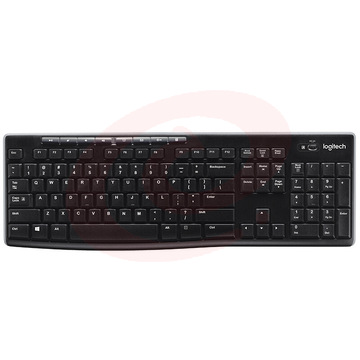 罗技（Logitech）K270 无线键盘多媒体全尺寸便捷舒适键盘 单位：个