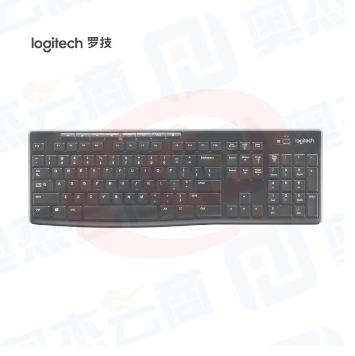 罗技（Logitech） K270 无线键盘 多媒体全尺寸 黑色