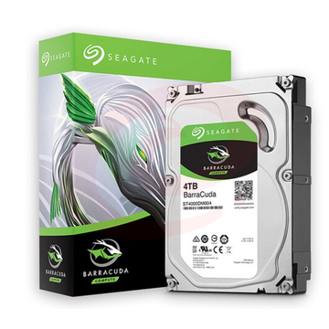 希捷ST4000DM004 4TB 256MB 5400RPM 台式机机械硬盘 SATA接口 希捷酷鱼BarraCuda系列
