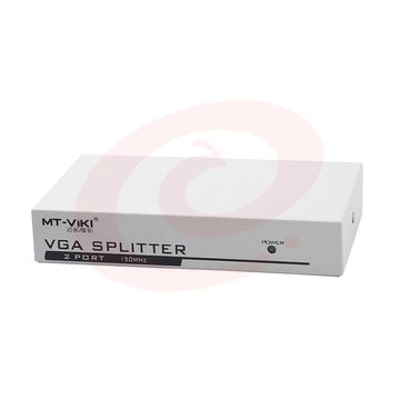 迈拓维矩MT-1502K vga分配器一分二分频器一进二出高清vga分屏器1分2