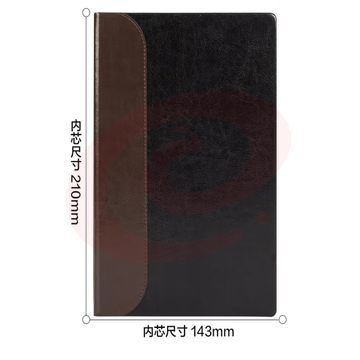 得力（deli）BP133皮面记事本 B5/80张笔记本（黑色）（本）pcyg-230829135454