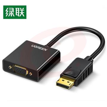 绿联 DP转VGA转换器 DisplayPort转VGA母头高清转接线头 台式主机笔记本电脑接口接显示器电视投影仪视频线 pcyg-2022091935756 SKU：YDKJ19257