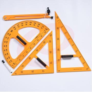 教学仪尺 教师黑板用尺 量角器 三角板 圆规套装 可拆手柄 pcyg-230907090226