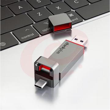 ThinkPad 联想thinkplus双接口固态U盘USB3.2/Type-C高速传输U盘金属商务 TU200 Pro【512G】 pcyg-230915143916 SKU：YDKJ18599